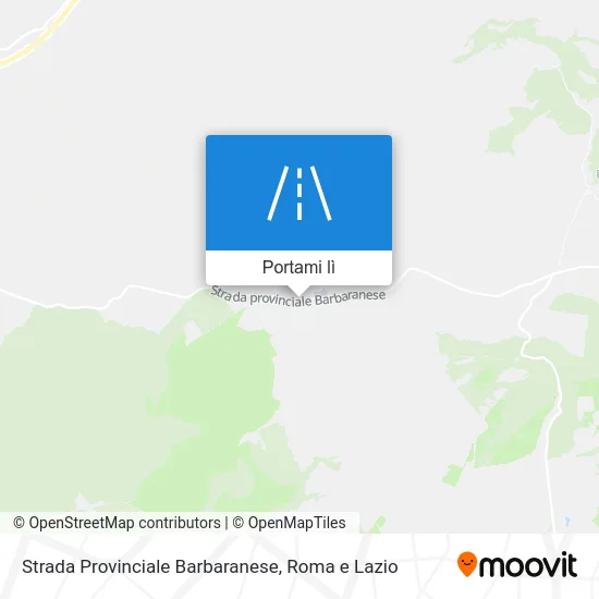 Mappa Strada Provinciale Barbaranese