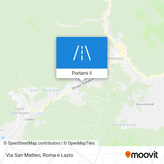 Mappa Via San Matteo