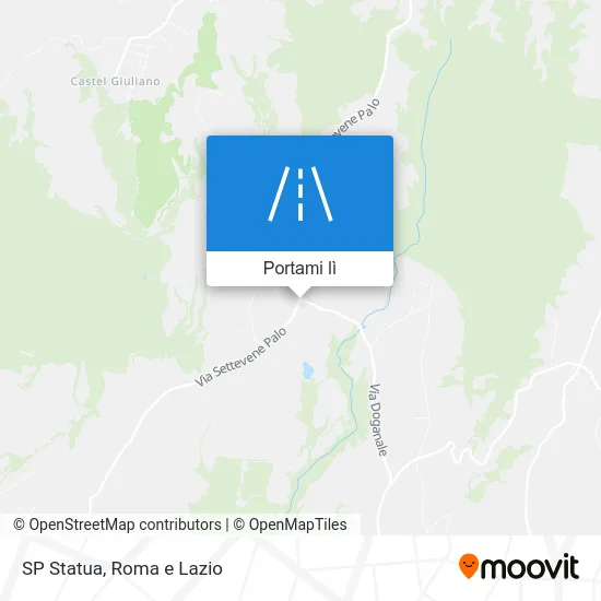 Mappa SP Statua