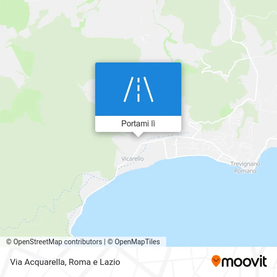 Mappa Via Acquarella