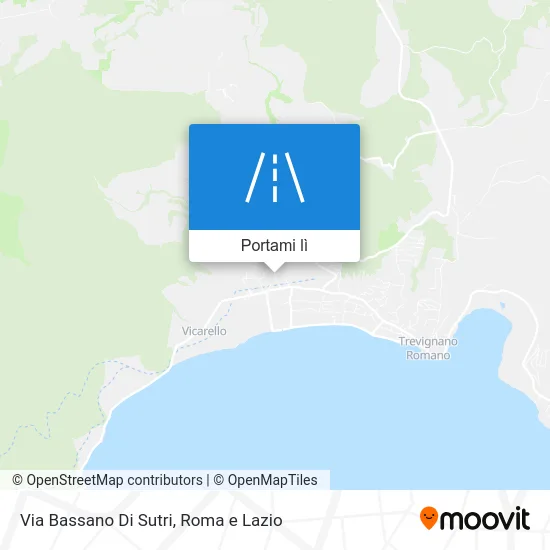 Mappa Via Bassano Di Sutri