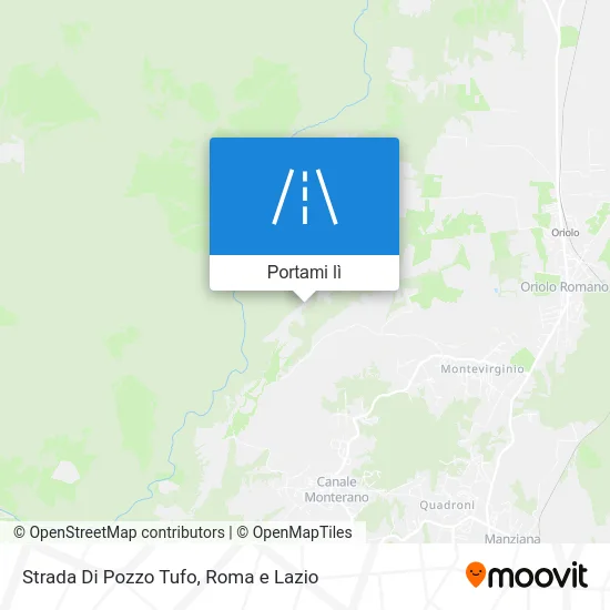 Mappa Strada Di Pozzo Tufo