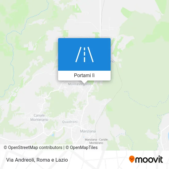 Mappa Via Andreoli