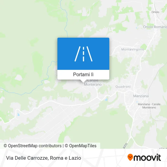 Mappa Via Delle Carrozze