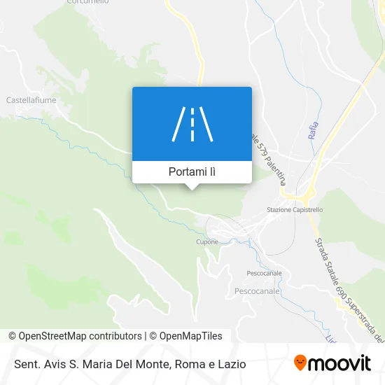 Mappa Sent. Avis S. Maria Del Monte