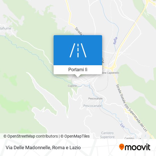 Mappa Via Delle Madonnelle