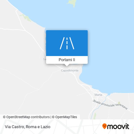 Mappa Via Castro