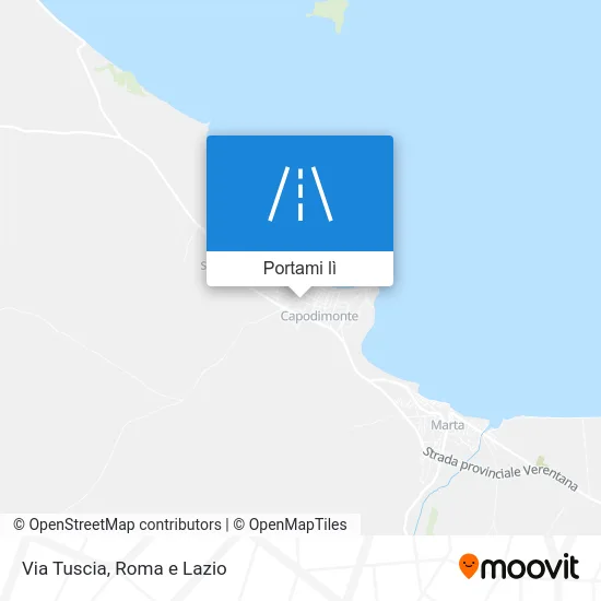 Mappa Via Tuscia
