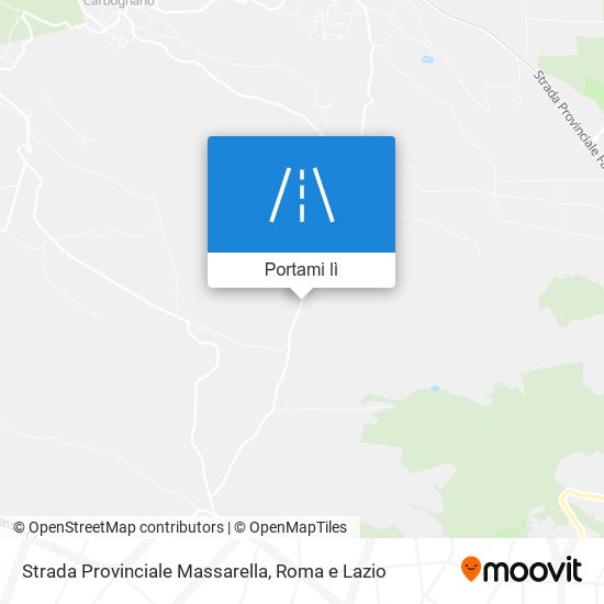 Mappa Strada Provinciale Massarella