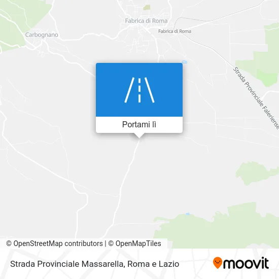 Mappa Strada Provinciale Massarella