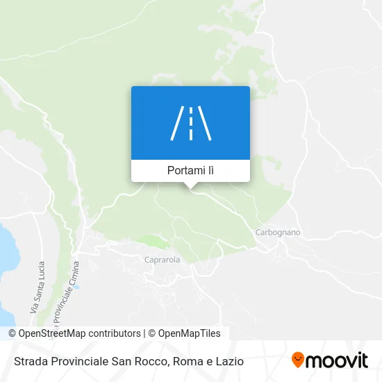 Mappa Strada Provinciale San Rocco