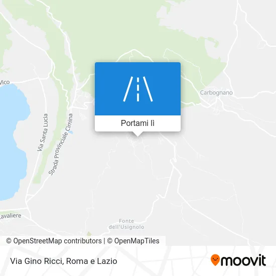 Mappa Via Gino Ricci