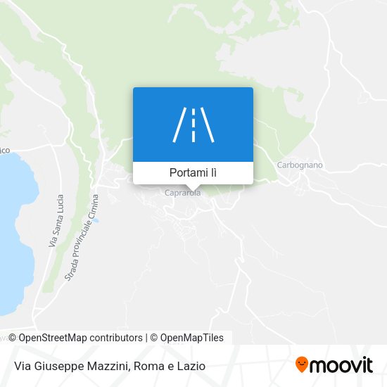 Mappa Via Giuseppe Mazzini