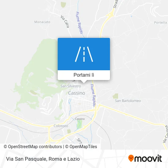 Mappa Via San Pasquale