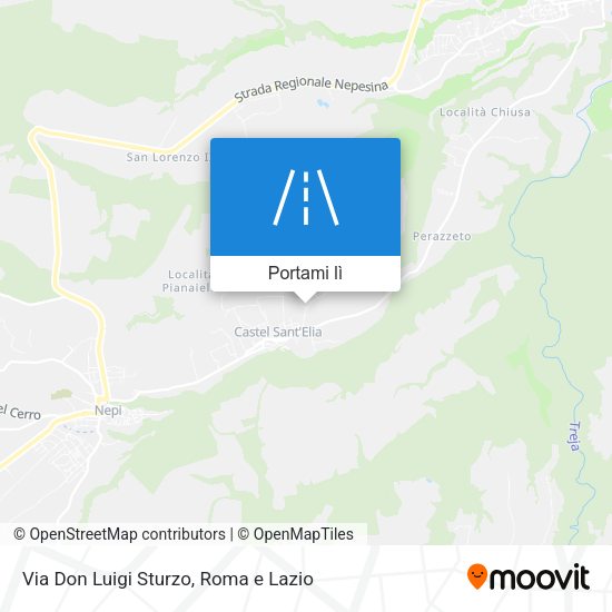 Mappa Via Don Luigi Sturzo