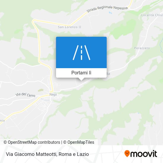 Mappa Via Giacomo Matteotti