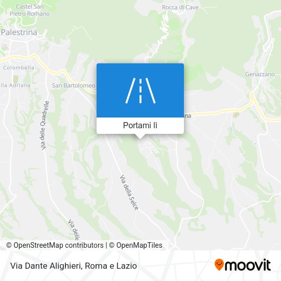 Mappa Via Dante Alighieri