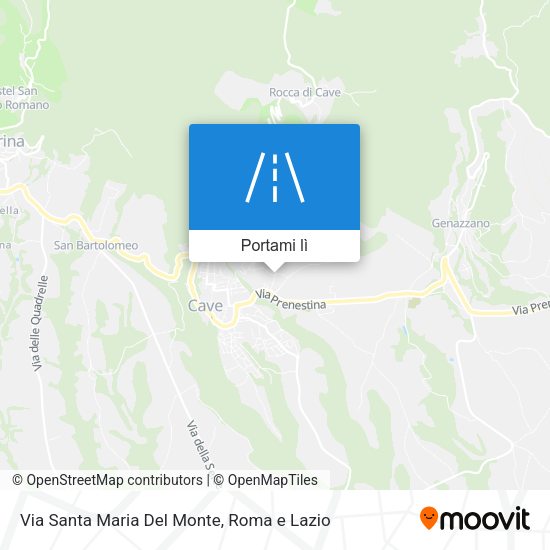 Mappa Via Santa Maria Del Monte