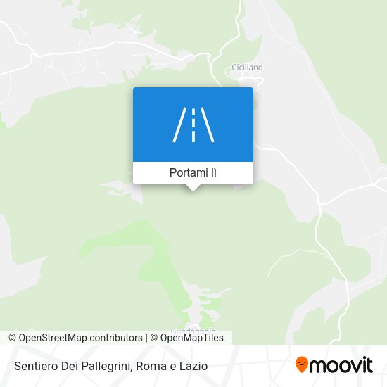 Mappa Sentiero Dei Pallegrini