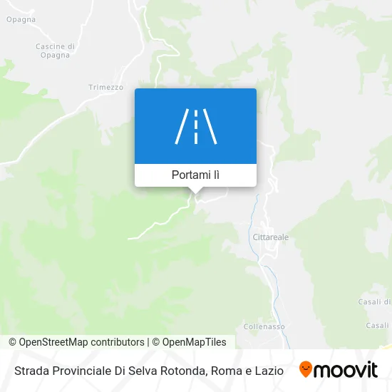 Mappa Strada Provinciale Di Selva Rotonda