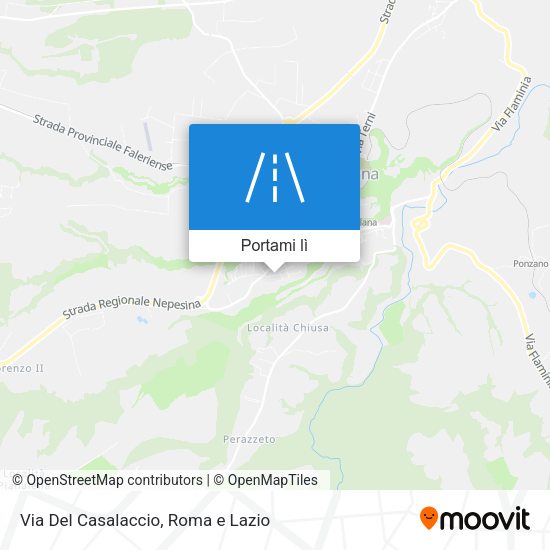Mappa Via Del Casalaccio