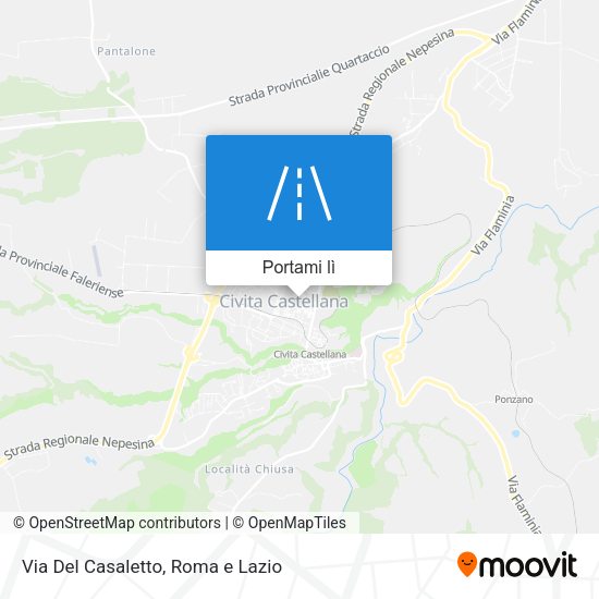 Mappa Via Del Casaletto