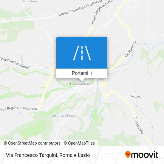 Mappa Via Francesco Tarquini