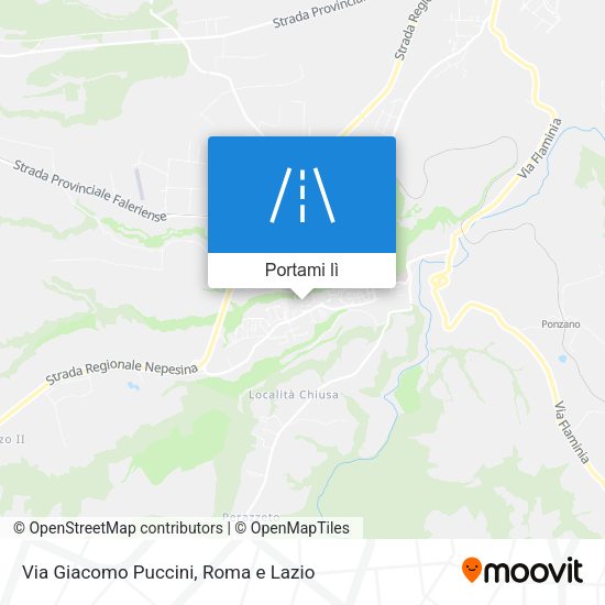 Mappa Via Giacomo Puccini