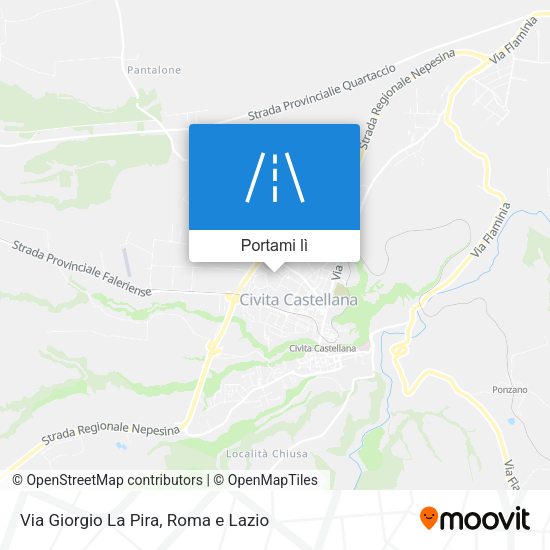 Mappa Via Giorgio La Pira