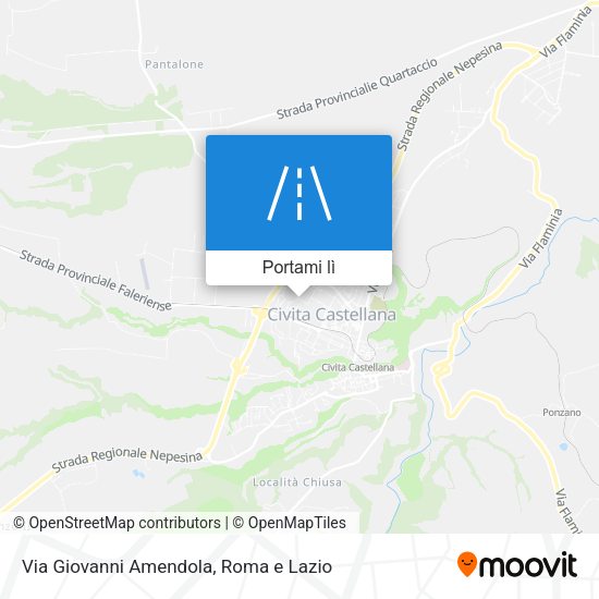 Mappa Via Giovanni Amendola