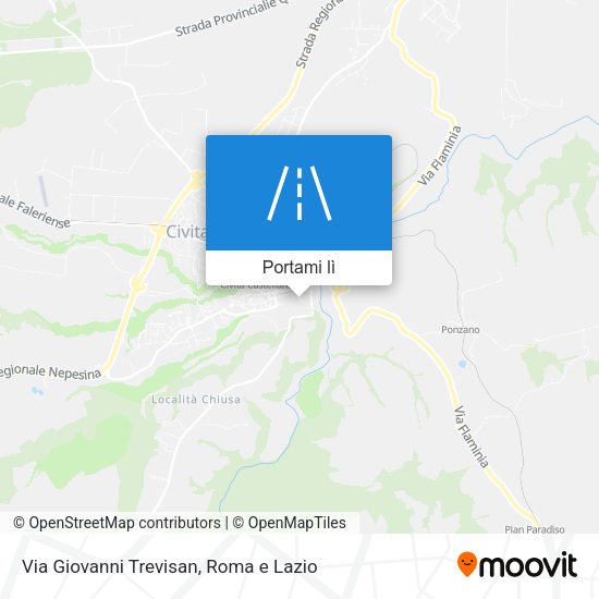 Mappa Via Giovanni Trevisan