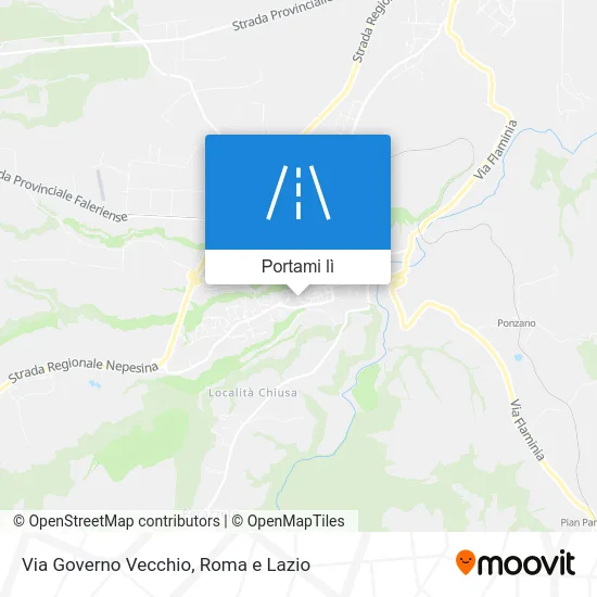 Mappa Via Governo Vecchio