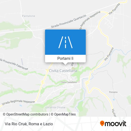 Mappa Via Rio Cruè