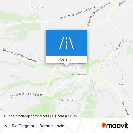 Mappa Via Rio Purgatorio