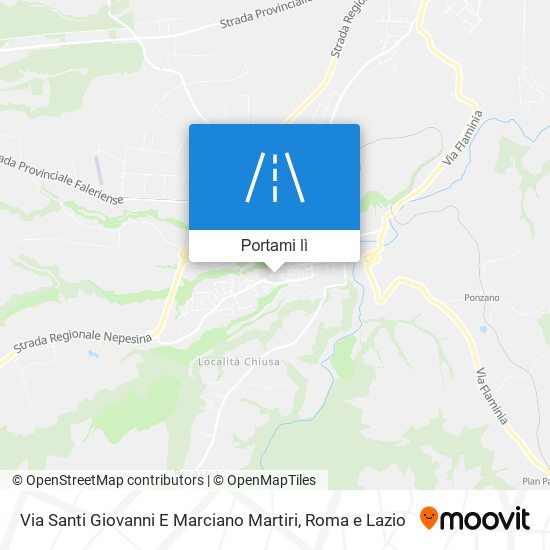 Mappa Via Santi Giovanni E Marciano Martiri