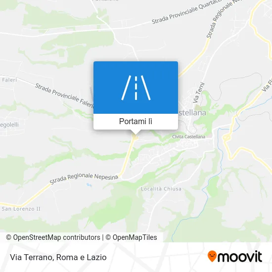 Mappa Via Terrano