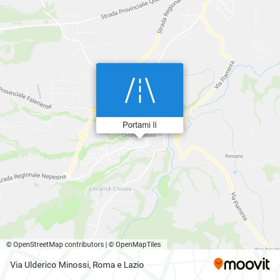 Mappa Via Ulderico Minossi