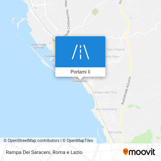 Mappa Rampa Dei Saraceni