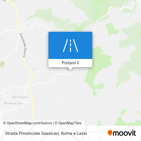 Mappa Strada Provinciale Sassicari
