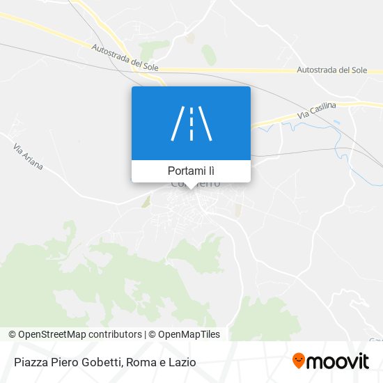 Mappa Piazza Piero Gobetti