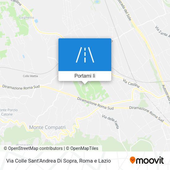 Mappa Via Colle Sant'Andrea Di Sopra