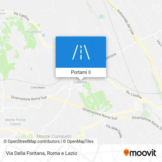 Mappa Via Della Fontana