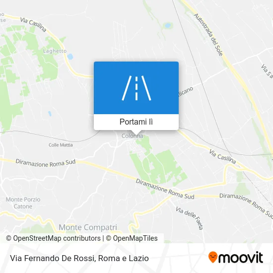 Mappa Via Fernando De Rossi