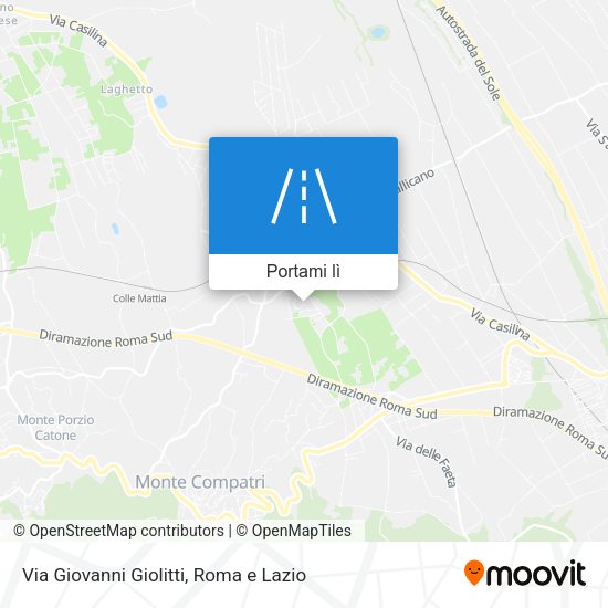 Mappa Via Giovanni Giolitti