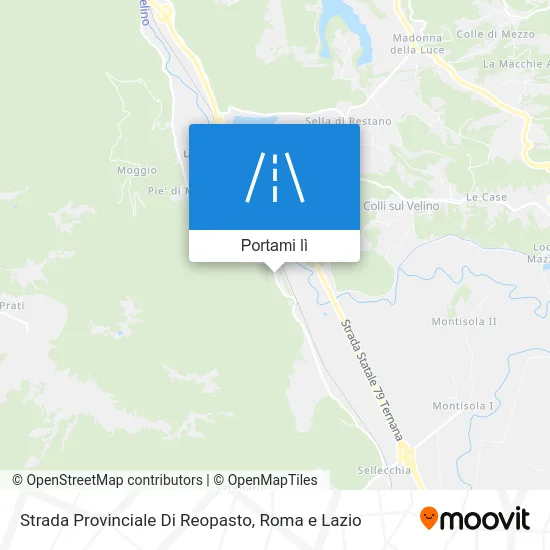Mappa Strada Provinciale Di Reopasto