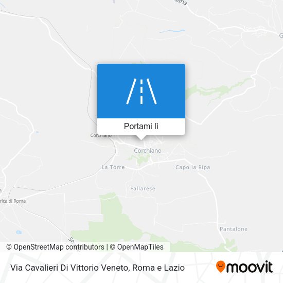 Mappa Via Cavalieri Di Vittorio Veneto