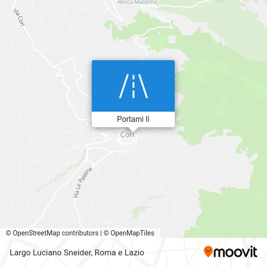 Mappa Largo Luciano Sneider