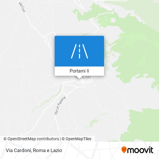 Mappa Via Cardoni