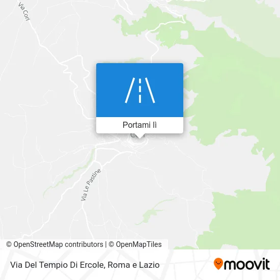 Mappa Via Del Tempio Di Ercole