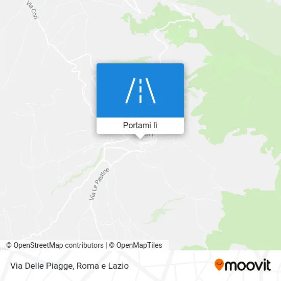 Mappa Via Delle Piagge